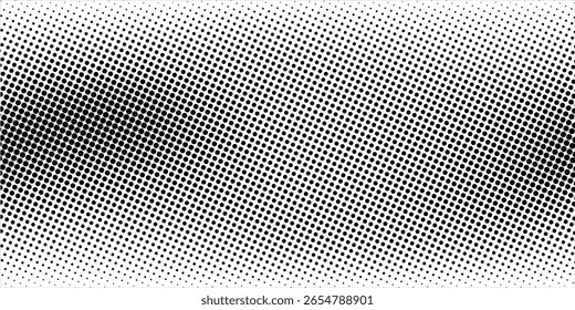 Grunge halftone gradient background. Faded grit noise texture. White and black sand wallpaper. Retro pixelated backdrop. Anime or manga style comic overlay.