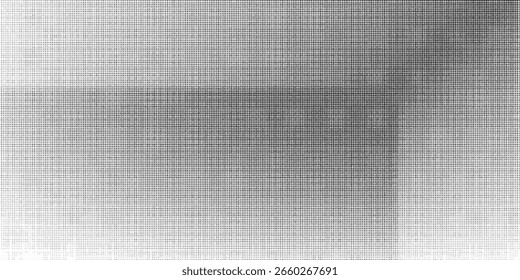 Plano de fundo gradiente de meio-tom do Grunge. Textura de ruído de grão desbotado. Papel de parede de areia branca e preta. Tela de fundo retrô pixelada