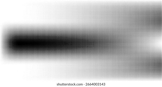 Grunge halftone gradient background. Faded grit noise texture. White and black sand wallpaper. Retro pixelated backdrop. Anime or manga style comic overlay. Vector graphic design textured template