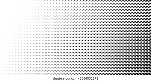 Grunge medio tono gradiente de fondo. Textura de ruido de grano desvanecido. Fondo de pantalla de arena blanco y negro. Fondo pixelado retro. Vector