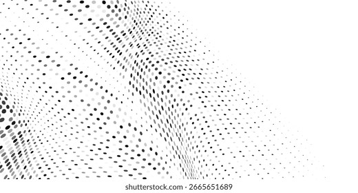 Plano de fundo gradiente de meio-tom do Grunge. Textura de ruído de grão desbotado. Papel de parede de areia branca e preta. Fundo retro pixelizado. Anime ou manga   artes