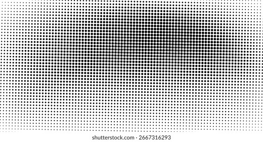 Grunge halftone gradient background. Faded grit noise texture. White and black sand wallpaper. Retro pixelated backdrop. Anime or manga style comic overlay. Vector graphic design textured