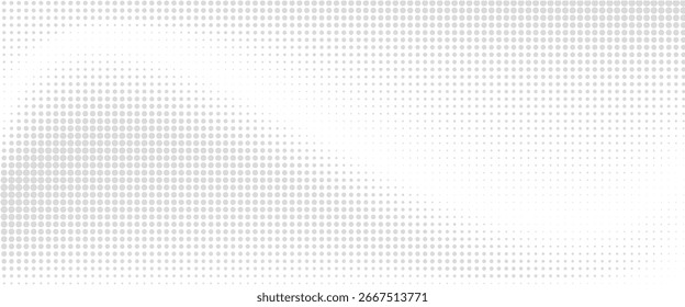 Grunge halftone gradient background. Faded grit noise texture. White and black sand wallpaper. Retro pixelated backdrop modern.