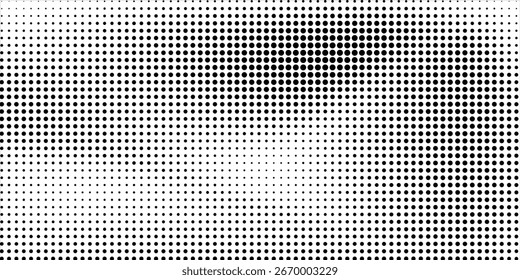 Grunge halftone gradient background. Faded grit noise texture. White and black sand wallpaper. Retro pixelated backdrop. Anime or manga style comic overlay art