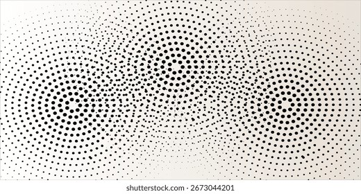 Grunge halftone gradient background. Faded grit noise texture. White and black sand wallpaper. Retro pixelated backdrop. Anime or manga style comic overlay. Vector graphic design textured template
