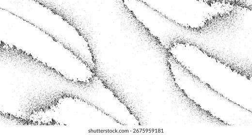 Grunge halftone gradient background. Faded grit noise texture. White and black sand wallpaper. Retro pixelated backdrop. Anime or manga style comic vector graphic design textured illustration