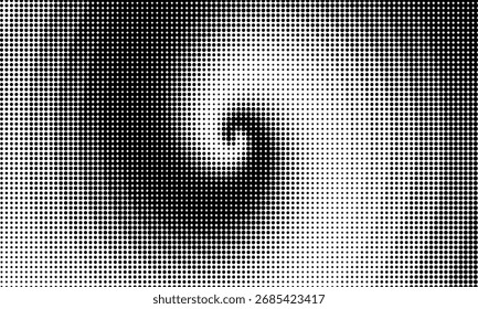 Grunge halftone gradient background. Faded grit noise texture. White and black sandy wallpaper. Retro pixelated backdrop. Anime or manga style comic overlay