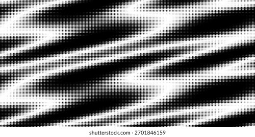 Grunge halftone gradient background. Faded grit noise texture. White and black sand wallpaper. Retro pixelated backdrop. Anime or manga style comic overlay. graphic design textured template modern	