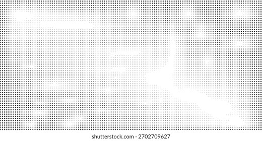 Plano de fundo gradiente de meio-tom do Grunge. Textura de ruído de grão desbotado. Papel de parede de areia branca e preta. Fundo retro pixelizado. Anime ou mangá estilo quadrinhos