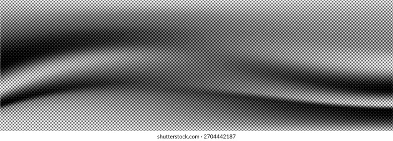Grunge medio tono gradiente de fondo. Textura de ruido de grano desvanecido. Fondo de pantalla de arena blanco y negro. Fondo pixelado retro. Superposición de cómic de estilo anime o manga. Vector Eps10