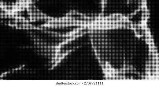Grunge halftone gradient background. Faded grit noise texture. White and black sand wallpaper. Retro pixelated backdrop. Anime or manga style comic overlay. graphic design textured template modern	