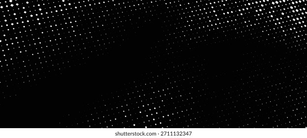 Plano de fundo gradiente de meio-tom do Grunge. Textura de ruído de grão desbotado. Papel de parede de areia branca e preta. Fundo retro pixelizado. Anime ou manga estilo história em quadrinhos. Eps 10