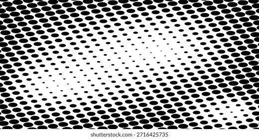 Grunge medio tono gradiente de fondo. Textura de ruido de grano desvanecido. Fondo de pantalla de arena blanco y negro. Fondo pixelado retro. Superposición de cómic de estilo anime o manga. Plantilla texturizada de Diseño gráfico de Vector