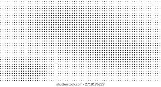 Grunge halftone gradient background. Faded grit noise texture. White and black sand wallpaper. Retro pixelated backdrop.