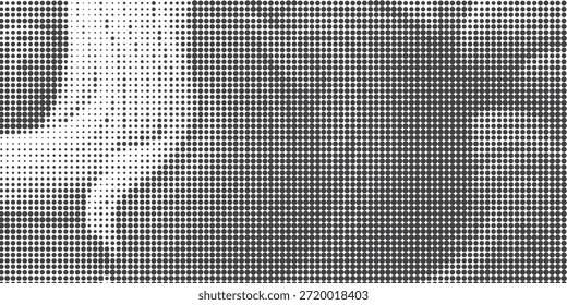 Plano de fundo gradiente de meio-tom do Grunge. Textura de ruído de grão desbotado. Papel de parede de areia branca e preta. Fundo retro pixelizado. Anime ou manga estilo história em quadrinhos. Modelo texturizado de design gráfico vetorial