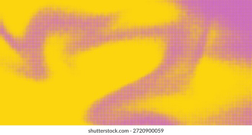 Plano de fundo gradiente de meio-tom do Grunge. Textura de ruído de grão desbotado. Papel de parede colorido. Fundo retro pixelizado. Anime ou manga estilo história em quadrinhos. Modelo de rascunho Grunge texturizado de design gráfico vetorial.