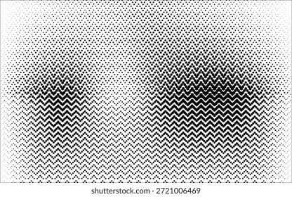 Plano de fundo gradiente de meio-tom do Grunge. Textura de ruído de grão desbotado. Papel de parede de areia branca e preta. Fundo retro pixelizado. Anime ou manga estilo história em quadrinhos. Modelo texturizado de design gráfico vetorial