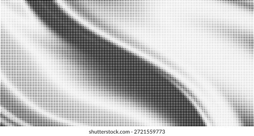 Plano de fundo gradiente de meio-tom do Grunge. Textura de ruído de grão desbotado. Papel de parede de areia branca e preta. Fundo retro pixelizado. Anime ou manga estilo história em quadrinhos. Modelo texturizado de design gráfico vetorial