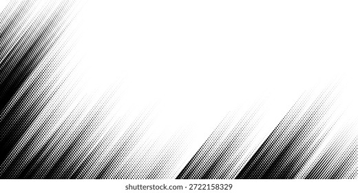 Grunge medio tono gradiente de fondo. Textura de ruido de grano desvanecido. Fondo de pantalla de arena blanco y negro. Fondo pixelado retro.

