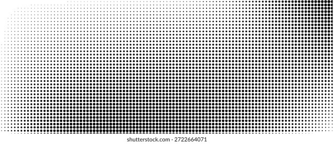 Grunge medio tono gradiente de fondo. Textura de ruido de grano desvanecido. Fondo de pantalla de arena blanco y negro. Fondo pixelado retro. Superposición de cómic de estilo anime o manga. Plantilla texturizada de Diseño gráfico de Vector