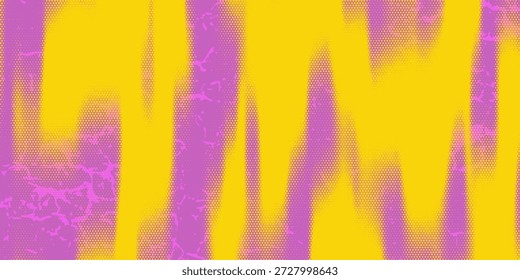 Grunge medio tono gradiente de fondo. Textura de ruido de grano desvanecido. Fondo de pantalla colorido. Fondo pixelado retro. Superposición de cómic de estilo anime o manga. Vector Diseño gráfico texturizado Grunge Plantilla de arañazos.