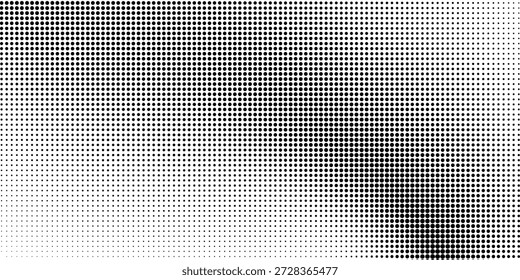 Plano de fundo gradiente de meio-tom do Grunge. Textura de ruído de grão desbotado. Papel de parede de areia branca e preta. Fundo retro pixelizado. 