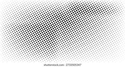 Plano de fundo gradiente de meio-tom do Grunge. Textura de ruído de grão desbotado. Papel de parede de areia branca e preta. Fundo retro pixelizado. Anime ou manga estilo história em quadrinhos. Modelo texturizado de design gráfico vetorial