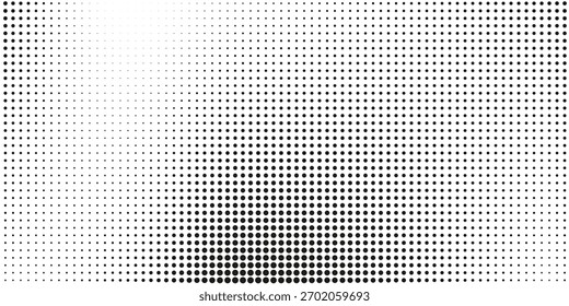 Grunge medio tono gradiente de fondo. Fondo de pantalla de arena blanco y negro. Fondo pixelado retro. Plantilla texturizada de Diseño gráfico de Vector. eps10