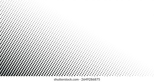 Textura gradiente semitono grunge. Fondo gris pixelado negro. Fondo de ruido de grano erosionado. Vector eps10