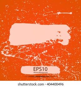 Grunge halftone ink splat with space for text or branding