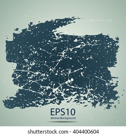 Grunge halftone ink splat with space for text or branding