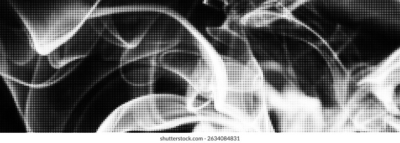 Grunge halftone overlay background with smoke or fire motion texture. Vector backdrop design template and creative projects