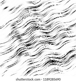 Grunge halftone pattern. Pointillism, stipplism style. Textured background with dots, circles, Points of different scale. Scalable vector graphics.