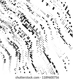 Grunge halftone pattern. Pointillism, stipplism style. Textured background with dots, circles, Points of different scale. Scalable vector graphics.