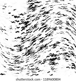 Grunge halftone pattern. Pointillism, stipplism style. Textured background with dots, circles, Points of different scale. Scalable vector graphics.
