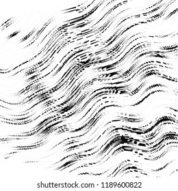 Grunge halftone pattern. Pointillism, stipplism style. Textured background with dots, circles, Points of different scale. Scalable vector graphics.