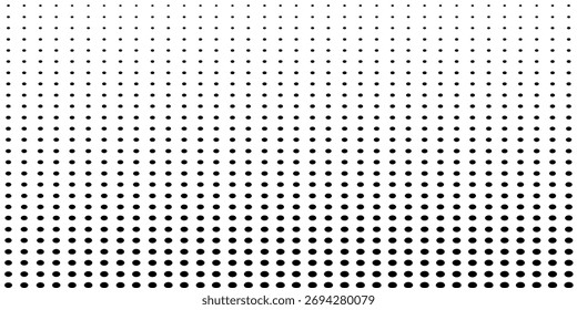 Grunge halftone soft background. Faded grit noise texture. White and black dot simple pattern