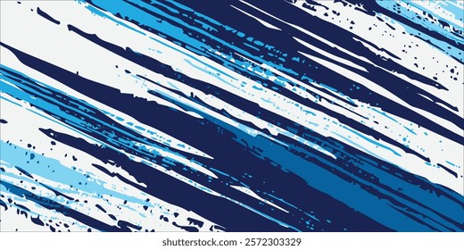 Grunge halftone splash Jersey design, mountain pattern background style, gradient white blue texture, motocross cycling extreme adventure sporty design illustration

