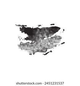Grunge Halbton Punkt Kreis Punkte Textur Element