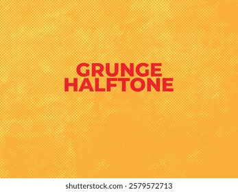 Grunge Halftone Texture with Abstract Dot Patterns for Retro and Vintage Background