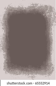 Grunge Halftone Texture. Abstract Ink Background. Vector Illustration.