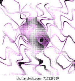 Grunge halftone texture background. Spotted Abstract colorful vector Texture
