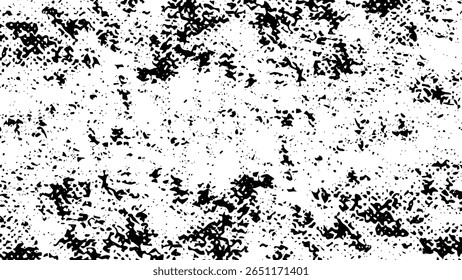 Grunge Halftone Texture in Black and White – Abstract Distressed Pattern