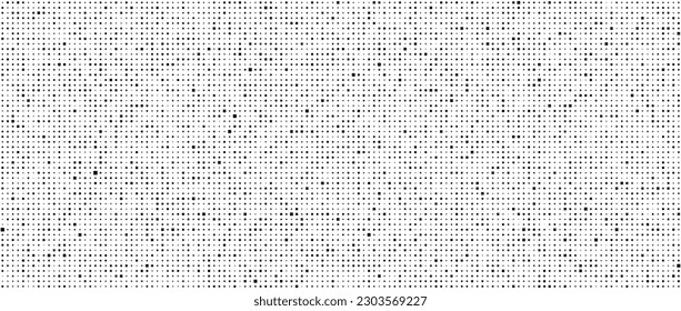 Grunge halftone texture. Comic book style background. Dirty white and black pixelated noise wallpaper. Dotted surface. Vector