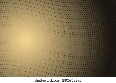 Grunge halftone texture with warm gradient and pinprick dots