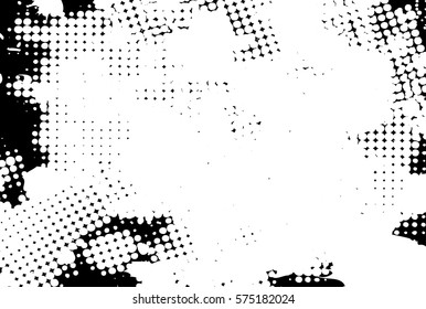 Grunge halftone texture.Halftone dots background.Vector illustration.