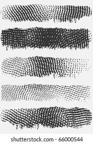 grunge halftone textures set. vector