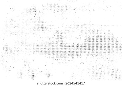 Grunge halftone urban texture vector. Grunge real organic vintage halftone vector ink print background	
