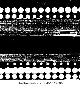 Grunge halftone vector background.