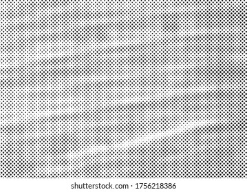 Grunge el fondo vectorial de medio tono. Textura vectorial de puntos de semitono.  El fondo de los puntos de semitono degradado en estilo de arte pop. Textura de patrón blanco y negro. Fondo de la presión de impresión de tinta . 